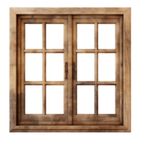 Cozy Cutouts of Rustic Wooden Windows png