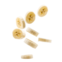 Whimsical Banana Slice Silhouettes Dancing png