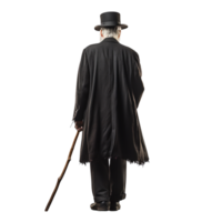 Senior Gentleman im klassisch schwarz Kleid png