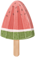 Eis fruchtig Wassermelone im Sommer- png