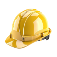 A Yellow hard hat on a transparent background png