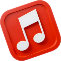 Music Icon 3d png