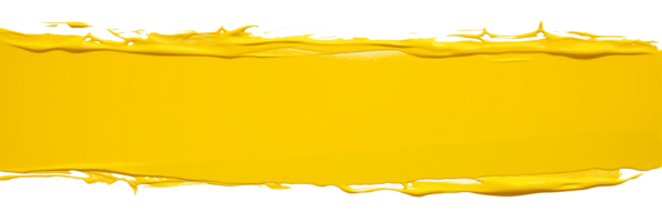 vibrant Jaune abstrait coup de pinceau sur texturé Contexte png