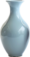 Elegant Blue Ceramic Vase. png