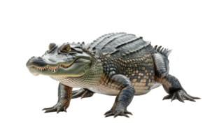 voll Körper Krokodil. gefährlich Alligator Porträt png