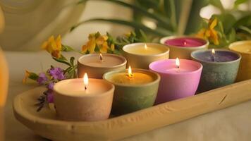 A candlemaking activity using natural scents and colors to create a personalized relaxation tool video