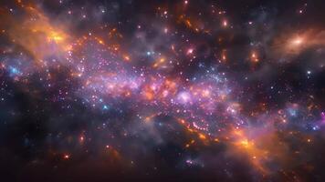 In a flurry of activity particles from different galaxies merge creating a vast and complex cosmic network video