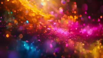 As if viewed under a microscope this piece showcases the colorful and chaotic world of quarks and their color charges video