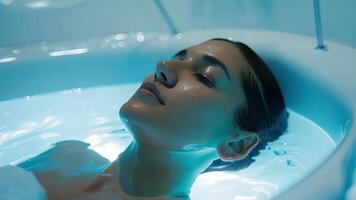 Increase selfawareness and boost creativity as you let your mind wander and unwind in a sensory deprivation tank. video