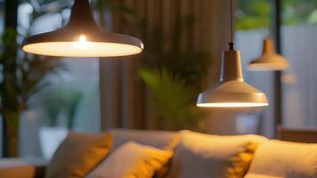 rivoluzionare il tuo casa con circadiano illuminazione la creazione di un' senza soluzione di continuità transizione fra naturale e artificiale leggero per tutto il giorno. video