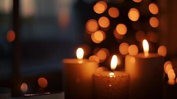 il silenzioso crepitio di il candele fornito un' calmante colonna sonora per il serate pittura sessione. video