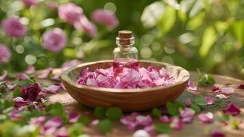 se livrer votre sens dans le Naturel beauté de notre aromatique jardin rempli avec parfumé des roses camomille et lérass. video