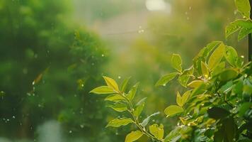 das Klang von Regen tippen sanft auf das Fenster Hinzufügen zu das friedlich Atmosphäre video