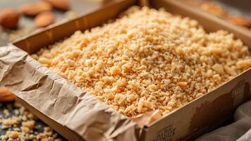 A box filled with crumbly fragrant almond meal a glutenfree alternative for adding a nutty flavor and texture to your baked goods video