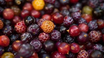 A pile of glossy jeweltoned berries ready to be folded into a luscious cake batter or whipped into a tangy glaze video