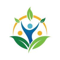 People Sucess Innovative Logo NGO Logo People Caring Logo vector