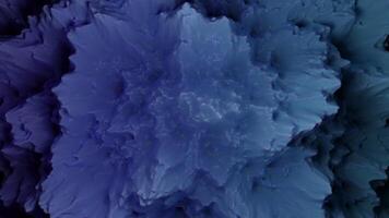vibrerande färgad moln. design. fluktuationer på yta av färgad nebulosa. tät 3d moln med fluktuationer video