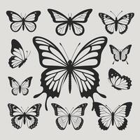 Flying butterfly . Flat illustration of flying butterfly icon isolated on white background vector