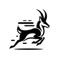 Antelope logo design vector