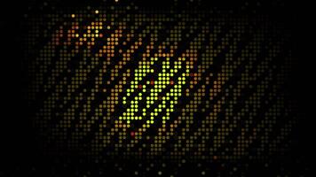 alt gestaltet retro Spiel Hintergrund mit blinkend Pixel. Bewegung. Auswirkungen von Tetris, sega oder dendy, Mauer von Reihen mit schimmernd klein Partikel, nahtlos Schleife. video