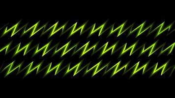 Abstract flow of energy shown by pixelated running zigzag lines, seamless loop. Motion. Electric impulses in curved lines with sharp angles. video