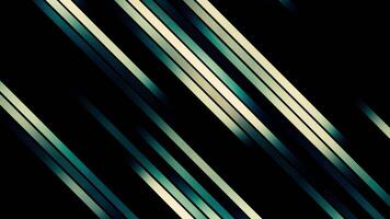 Abstract visualization of Aurora Borealis diagonal rays in blue tones, seamless loop. Motion. Northern Lights on a dark blue background. video