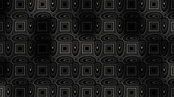 Black and white background.Design.Geometric figures in abstraction create various patterns sparkling and shimmering with a bright white color. video