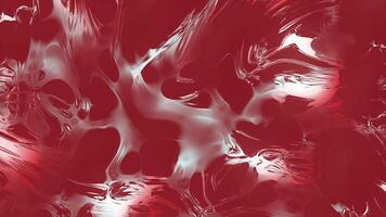 Abstract transforming light flares on a bright background. Motion. Viscous white texture glowing, seamless loop. video