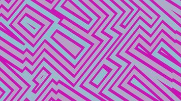 Bright pink abstraction. Design. Bright geometric shapes on the footages move and create different patterns like in a kaleidoscope. video