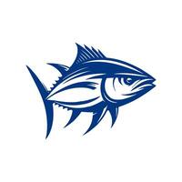Tuna icon logo. tuna logo design illustration vector