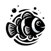 pescado logo diseño inspiración vector