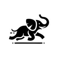 Elephant logo. Elephant illustration vector