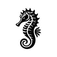 Seahorse logo design illustration vector