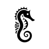 Seahorse logo design illustration vector