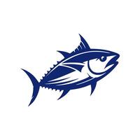 Tuna icon logo. tuna logo design illustration vector