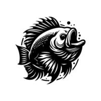 fish predator logo design. goliath logo design inspiration vector