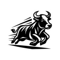 Cow logo design inspiration. Bull and buffalo cow animal logo design vector