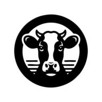 Cow logo design inspiration. Bull and buffalo cow animal logo design vector