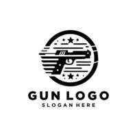 firearms logo design vector