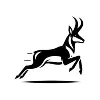 Antelope logo design vector
