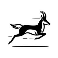 Antelope logo design vector