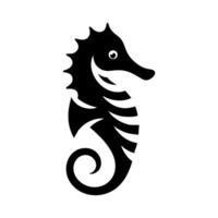 Seahorse logo design illustration vector