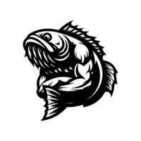 fish predator logo design. goliath logo design inspiration vector