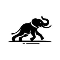 Elephant logo. Elephant illustration vector