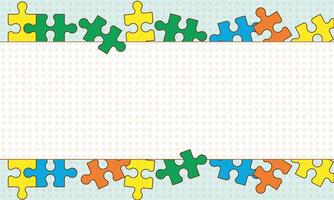 Abstract puzzle background. Illustration vector