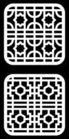 Geometric and simple pattern for background, decoration, panel, for cnc cutting vector