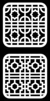 Geometric and simple pattern for background, decoration, panel, for cnc cutting vector