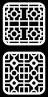 Geometric and simple pattern for background, decoration, panel, for cnc cutting vector