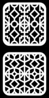 Geometric and simple pattern for background, decoration, panel, for cnc cutting vector