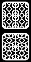 Geometric and simple pattern for background, decoration, panel, for cnc cutting vector